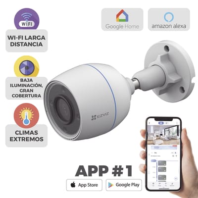 Bala WiFi / 2  Megapixel / Detección humana / Micrófono Integrado / Micro SD / Excelente Vision Nocturna / Exterior · EZVIZ
