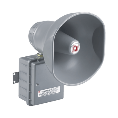 Altavoz amplificado selectone 15W, para ubicaciones peligrosas, 24 Vca / cd , gris · FEDERAL SIGNAL INDUSTRIAL