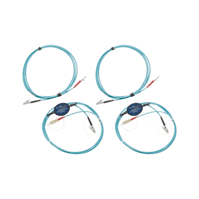 Kit de Cables de Referencia de Comprobación Multimodo CertiFiber Pro, Para Fibras con Conectores LC de 50µm (2 SC/LC Metálico, 2 LC/LC Metálico), de 2 Metros (6.56 Pies) · FLUKE NETWORKS