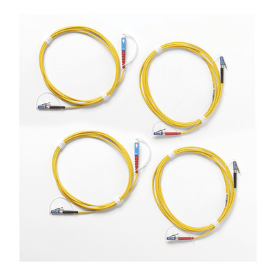 Kit de Cables de Referencia de Comprobación Monomodo CertiFiber Pro, Para Fibras con Conectores LC (2 SC/LC Metálico, 2 LC/LC Metálico), de 2 Metros (6.56 Pies) · FLUKE NETWORKS