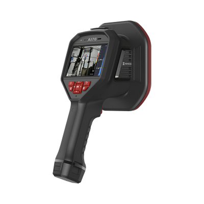 AI76 - Cámara de Imagen Acústica Portátil / Detección de Fuga de Gases / 136 Micrófonos / Pantalla Táctil de 4.3" / IP54 · HIKMICRO