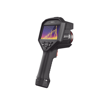 G41 - Cámara Termográfica Portátil / Resolución 480 x 360 / Lente 25 mm / WiFi / IP54 / Ranura MicroSD hasta 128 Gb · HIKMICRO