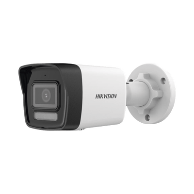 Bala IP 6 Megapixel / Lente 2.8 mm / Dual Light (30 mts IR + 30 mts Luz Blanca) / Micrófono Integrado / ACUSENSE Lite / Exterior IP67 / H.265 / PoE · HIKVISION