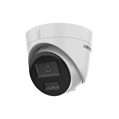 [Dual Light] Turret IP 4 Megapixel / Lente 2.8 mm / 30 mts IR + 30 mts Luz Blanca / Micrófono Integrado / ACUSENSE Lite / Exterior IP67 / H.265 / PoE / ONVIF / Micro SD · HIKVISION
