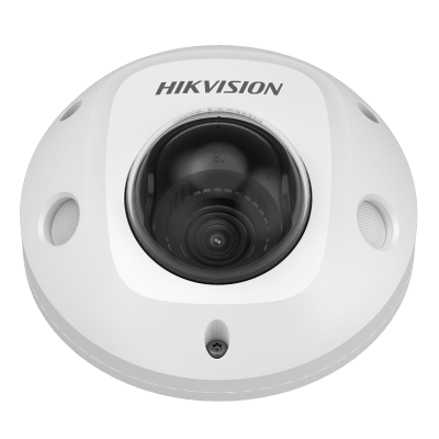 Domo IP Movil 2 Megapixel / Lente 2 mm / Micrófono Integrado / Funciones inteligentes: Detección de congestión de personas / WDR 120 dB / IP67 / IK10 / 30 Metros / Metal / Conector RJ45 · HIKVISION