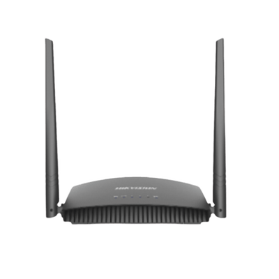 Router Inalámbrico WISP en Banda 2.4 GHz / Hasta 300 Mbps / 4 Puertos 10/100 Mbps /  2 Antenas Omnidireccional de 5 dBi / Interior · HIKVISION