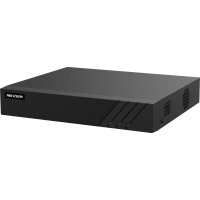 NVR 8 Megapixel (4K) (Compatible con Cámaras ACUSENSE) / 8 canales IP / 8 Puertos PoE+ / 1 Bahía de Disco Duro / Salida de Vídeo en 4K / 300 Metros PoE Modo Extendido · HIKVISION