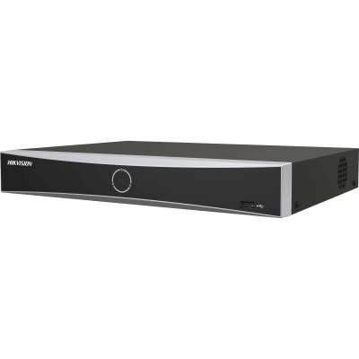 [Acusearch] NVR 12 Megapixel (4K) / 8 canales IP / 8 Puertos PoE+ / AcuSense (Evita Falsas Alarmas) / Reconocimiento Facial / 2 Bahías de Disco Duro / HDMI en 4K / Alarmas I/O / 300 Metros PoE Modo Extendido · HIKVISION