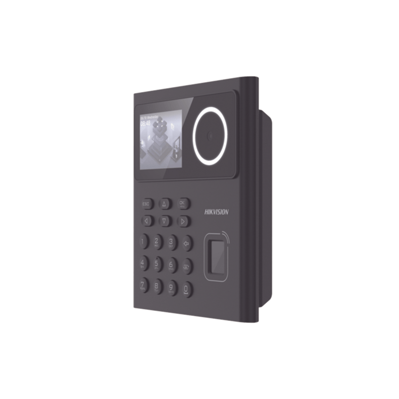 Terminal Min Moe WiFi con Batería de Respaldo / Administrable por Smartphone o Nube /  Acceso y Asistencia /  Huella, Facial y Tarjetas MIFARE /  500 rostros y 1,000 Huellas y Tarjetas / Detección de Cubrebocas / HikConnect / HIK-IA · HIKVISION