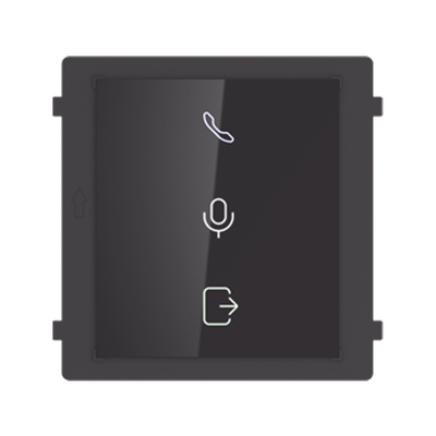 Modulo para Indicar Recepción de Llamada / Apertura de Puerta o Audio Bidireccional en Videoportero IP Modular · HIKVISION