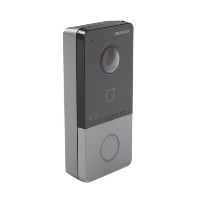 Videoportero IP 2 Megapixel / PoE Estandar / IP65  / Apertura desde Hik-connect / Soporta 1 Departamento y Hasta 6 Monitores / Soporta Tarjetas Mifare / 1 Salida Relay · HIKVISION