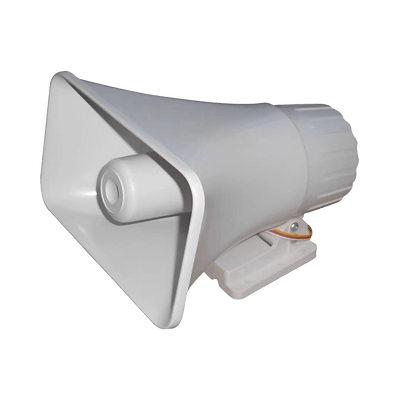 Sirena Cableada / Ideal para Cualquier Panel de Alarma (No Importa la Marca) / 30 Watts / 120 dB de Sonido / Protección IP65 (Exterior) / Material: Policarbonato · HIKVISION