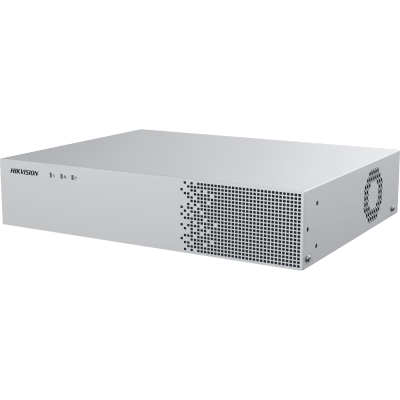 NVR 32 Megapixel (8K) / Reconocimiento Facial (Base de Datos) / 16 Canales IP / 2 Bahías de Disco Duro / 16 Puertos PoE+ / HDMI en 8K / ACUSENSE / Soporta POS / Deepin Mind · HIKVISION