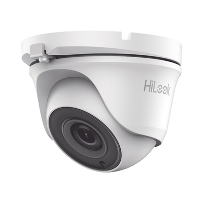 Turret TURBOHD 2 Megapíxeles (1080p) / Lente 2.8 mm / 20 mts IR EXIR / TVI-AHD-CVI-CVBS / IP66 / Metal · HiLook by HIKVISION