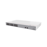 Switch Gigabit No Administrable PoE / 24 puertos 10/100/1000 Mbps (PoE) / 2 Puertos SFP Uplink / 124W · HUAWEI