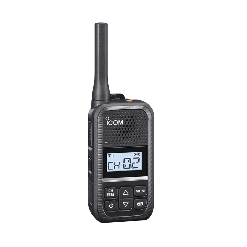 Radio Portátil Analógico, 2W, 16 Canales, 450-470 MHZ · ICOM