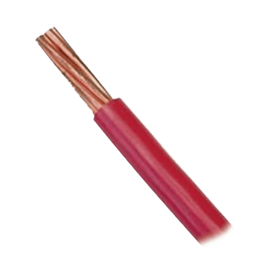 Cable Eléctrico 10 AWG Color Rojo, Conductor de Cobre Suave Cableado. Aislamiento de PVC, Auto Extinguible. Bobina 100 Metros (328.08 Pies) · INDIANA