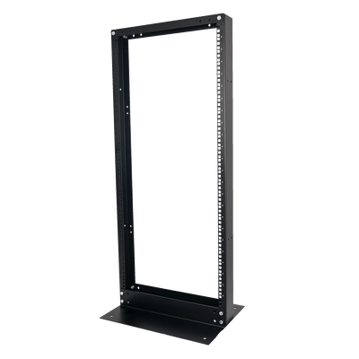 Rack de 2 Postes, Estándar 19", 24 Unidades, Fabricado en Acero, Base "L" para Anclar a Piso. · LINKEDPRO BY EPCOM