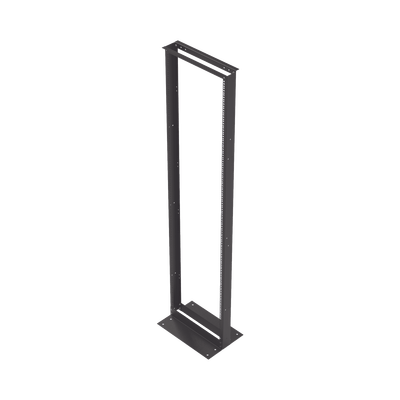 Rack de 2 Postes, Estándar 19", 45 Unidades, Fabricado en Acero, Base "L" para Anclar a Piso. · LINKEDPRO BY EPCOM