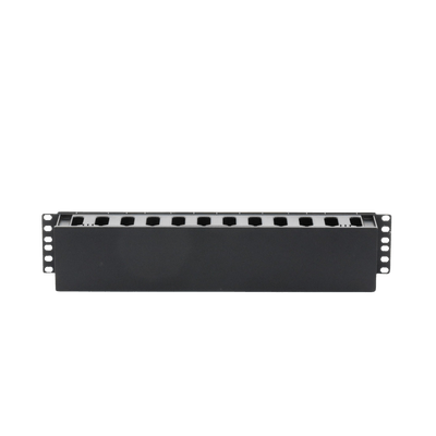 Organizador de Cables Horizontal de 2U para Rack de 19", Fabricado en Polímero Resistente a Deformaciones y Rayones · LINKEDPRO BY EPCOM