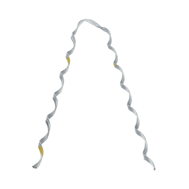 Remate Preformado de Acero Galvanizado para fibra Mini-ADSS diámetros 6 - 7 mm (Preformado con tecnología sin polvo abrasivo) Estructura de 3 Hilos · LINKEDPRO BY EPCOM
