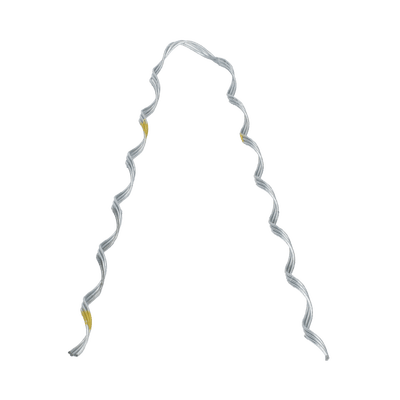 Remate Preformado de Acero Galvanizado para fibra Mini-ADSS diámetros 6 - 7 mm (Preformado con tecnología sin polvo abrasivo) Estructura de 3 Hilos · LINKEDPRO BY EPCOM