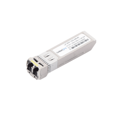 Transceptor Óptico SFP+ (Mini-Gbic) / Monomodo 1550 nm / 10 Gbps / 10GBASE-ZR / Conectores LC/UPC Dúplex / DDM / Hasta 80 km · LINKEDPRO BY EPCOM