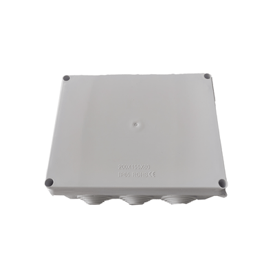 Caja de Conexiones Impermeable IP65, 10 Entradas, Dimensiones 200 x 155 x 80 mm, para Instalaciones Industriales, Comerciales y Residenciales, Incluye Tornillería para su Instalación · LINKEDPRO