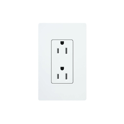 Tomacorriente receptáculo convencional  120V, 15A, color blanco. · LUTRON ELECTRONICS