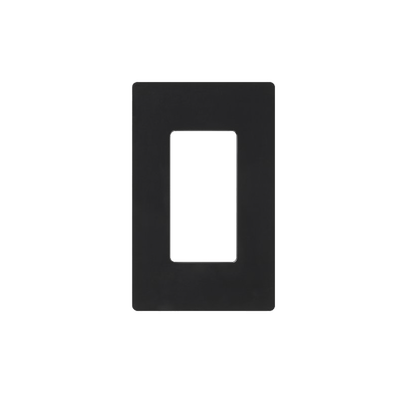 Tapa Color Negro para interruptor o dimmer Lutron, 1 gang, limpio y moderno · LUTRON ELECTRONICS