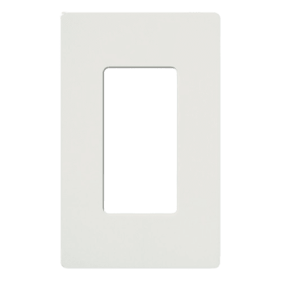 Tapa Color Blanco para interruptor o dimmer Lutron, 1 gang, limpio y moderno · LUTRON ELECTRONICS