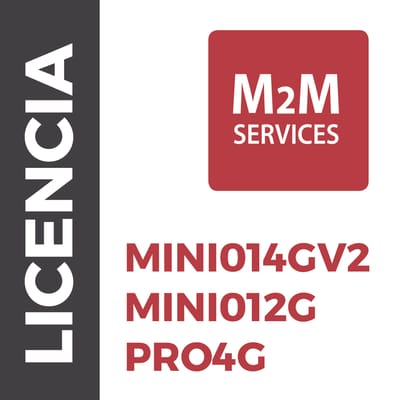 Servicio de datos por un Año para comunicadores  MINI014G/V2 y MINI012G, con eventos ilimitados. · M2M SERVICES