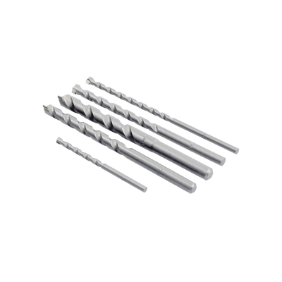 Juego de 5 Pzas. de Broca para Concreto, Zanco Recto (3/16", 1/4", 5/16", 3/8" y 1/2"). · MAKITA