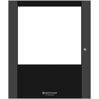 Puerta para Gabinete de 2 Niveles / para Panel N16X / Serie INSPIRE de NOTIFIER / Color Negro · NOTIFIER