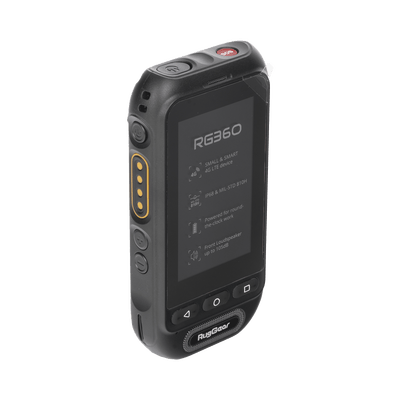 RugGear Radio PoC LTE, IP68 Resistente al Agua, Pantalla Táctil 3", Compatible con NXRadio y TASSTA · RUGGEAR