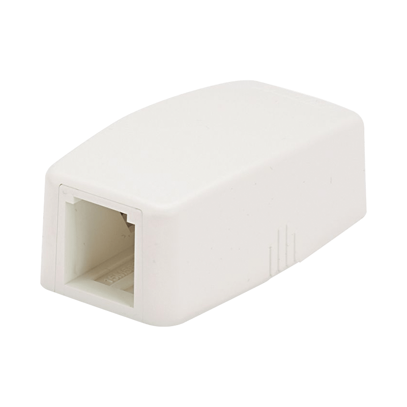Caja de Montaje en Superficie, Para 1 Módulo Mini-Com, Color Blanco Mate · PANDUIT