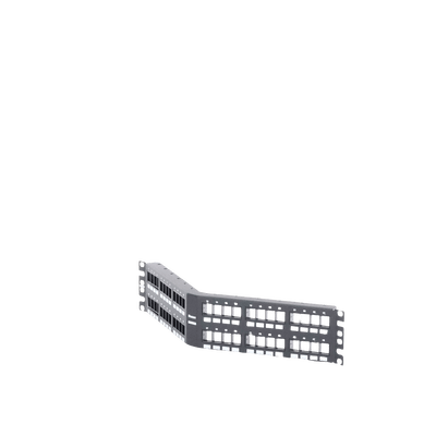 Panel de Parcheo Modular Keystone (Sin Conectores), Angulado, de 48 Puertos, 2UR · PANDUIT