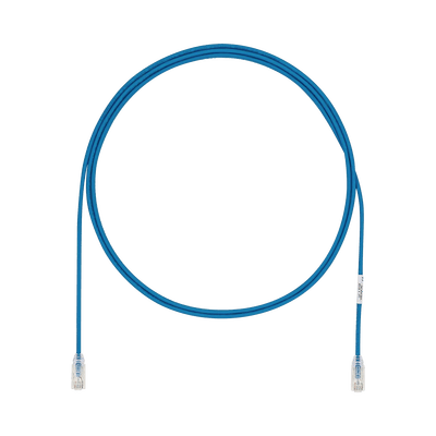 Cable de Parcheo UTP Cat6A, CM/LSZH, Diámetro Reducido (28AWG), Color Azul, 2.13 Metros (7 Pies) · PANDUIT