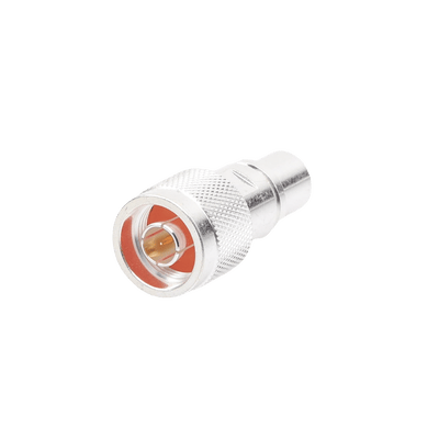 Conector N macho para cable BELDEN 9913, 7810A, 8214; ANDREW CNT-400; Syscom RG8/U-SYS, RFLASH-1113 · RF INDUSTRIES,LTD