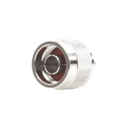 Conector N Macho de Anillo Plegable para Cables Coaxiales LP-142, LP-195, RG-58/U, RG-142/U, LMR-195, Níquel/ Oro/ Teflón.â€‹ · RF INDUSTRIES,LTD