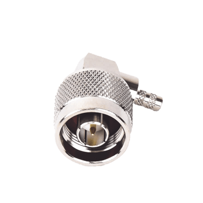 Conector N Macho en A/R de Anillo Plegable para Cables LP-195, LP-142, RG-58/U, RG-142/U, Niquel/ Oro/ Teflón. · RF INDUSTRIES,LTD
