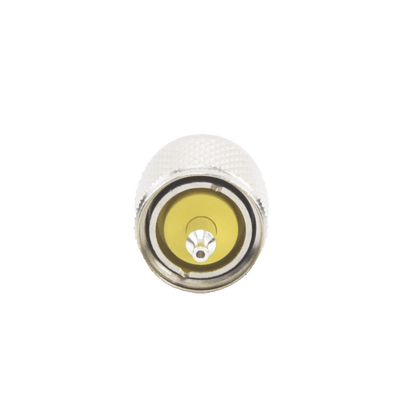 Conector UHF Macho (PL-259) de Anillo Plegable para Ensamblar en Cables RG-58/U, RG-142/U. · RF INDUSTRIES,LTD