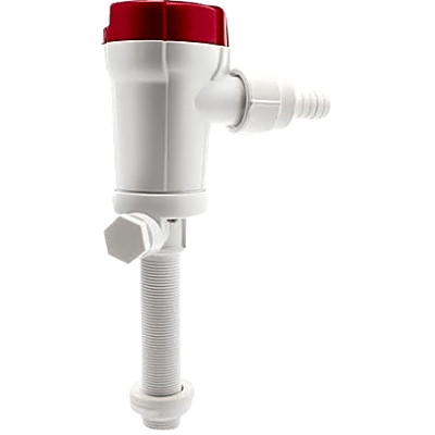 Bomba Livewell 605FC 12V DC / 1100 GPH (Galones Por Hora) / Conexión Straight Seacock / Doble Puerto de Entrada / Protección Anti-Aire / Cartucho Motor Extraíble · RULE