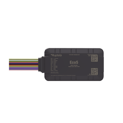 Dispositivo de Rastreo Vehicular / Conectividad LTE Cat1 y LTE-M / BLE 5.0 / GNSS U-blox / Carcasa IP54 / Batería Interna de Respaldo / Detecta Interferencias · RUPTELA