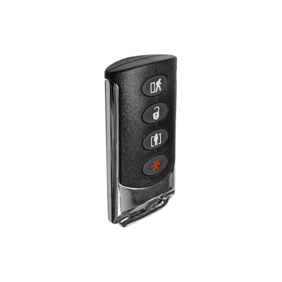 LLavero remoto de 4 Botones de uso rudo ideal para Armado total/parcial/desarmado/pánico. Duracion de Batería hasta 5 años. · SFIRE