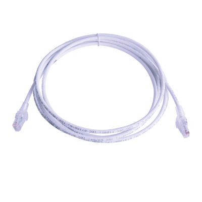 Patch Cord MC6 Modular Cat6 UTP, CM/LS0H, 3.05 Metros (10 Pies), Color Blanco, Versión Bulk (Sin Empaque Individual) · SIEMON