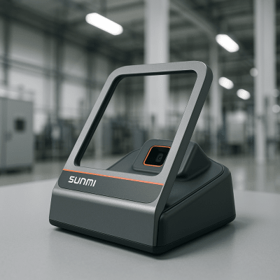 Lector de Códigos de Barras SUNMI Blink2 / 100 MP CMOS / Velocidad 0.1 segundos / Precisión Mejorada 25% / Ángulo 45° / USB Type-C / Decodificación 1D y 2D / Diseño Bicolor · SUNMI