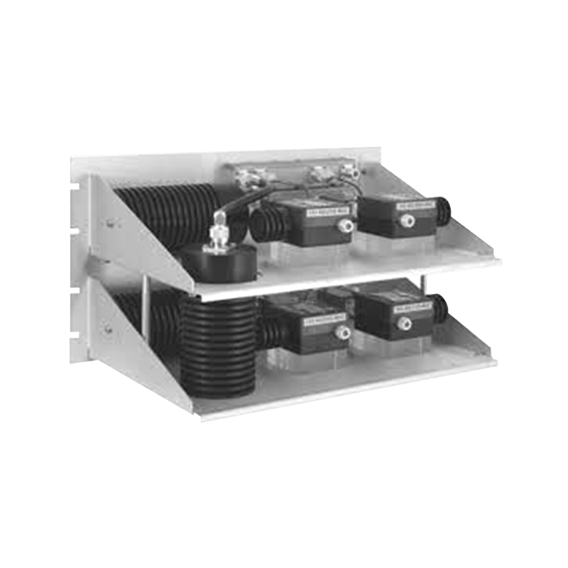 Combinador Hibrido para Rack 19", 400-512 MHz, 2 Canales, Doble Aislador, 100/ 150 Watt, N Hembras. · TELEWAVE, INC
