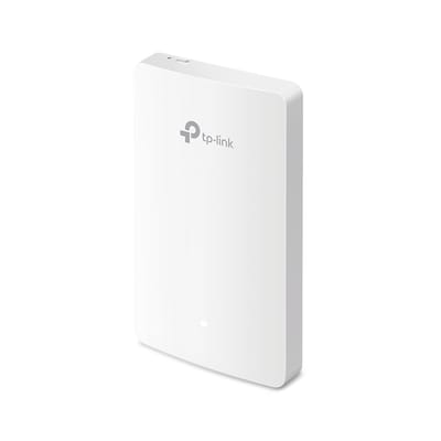 Punto de acceso Omada /  Doble Banda AC1200 MU-MIMO / Diseño para Pared con 3 Puertos Adicionales / Configuruación por Controlador o Stand-Alone / Alimentación PoE af/at · TP-LINK