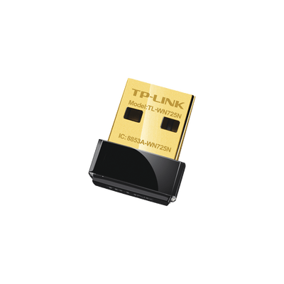 Adaptador USB  Nano inalámbrico N 150 Mbps 2.4 GHz con 1 antena interna · TP-LINK